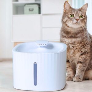 Bebedouro Fonte de Água Elevado Automático Com Filtro Para Pet Gato Cachorro 3L