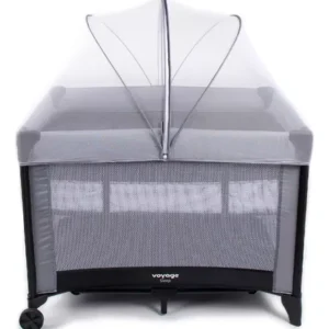 Berço Portátil Desmontável Cercado Sleep Voyage - Cinza