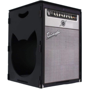 CatMyPet Puff Arranhador Rock Meow - Arranhador Puff E Casinha Para Gatos