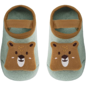 Buba Meia Sapatilha Com Aplique Urso M Verde