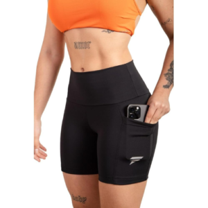 Short Academia Feminino Fitness com Bolso de Compressão Bermuda Feminino Corrida