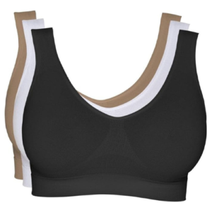 Kit 3 Tops Alças Largas, Hanes, Feminino